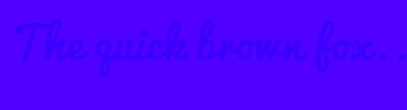 Image with Font Color 3A00FF and Background Color 5000FF